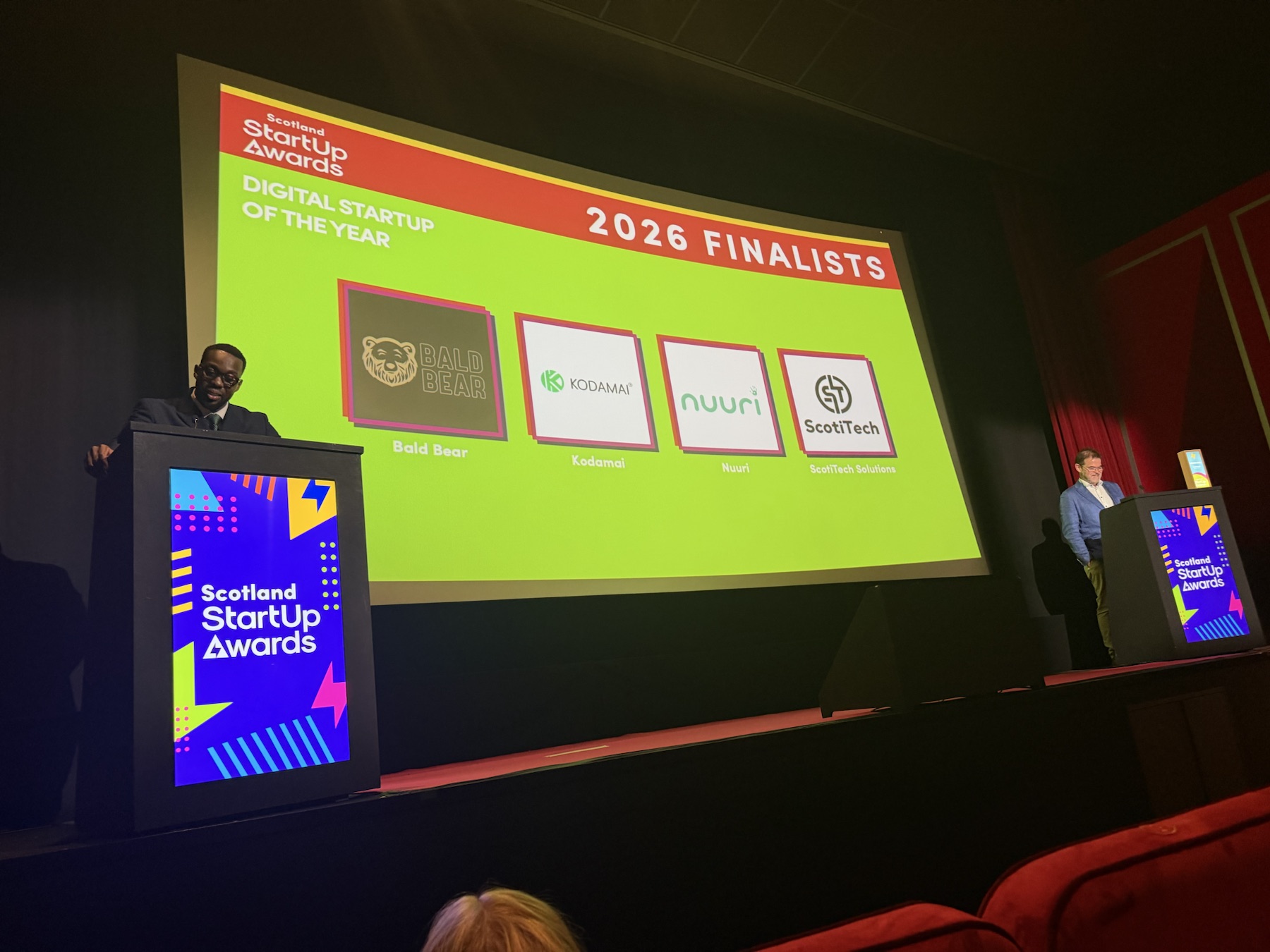 ScotiTech at the Scotland StartUp Awards 2026